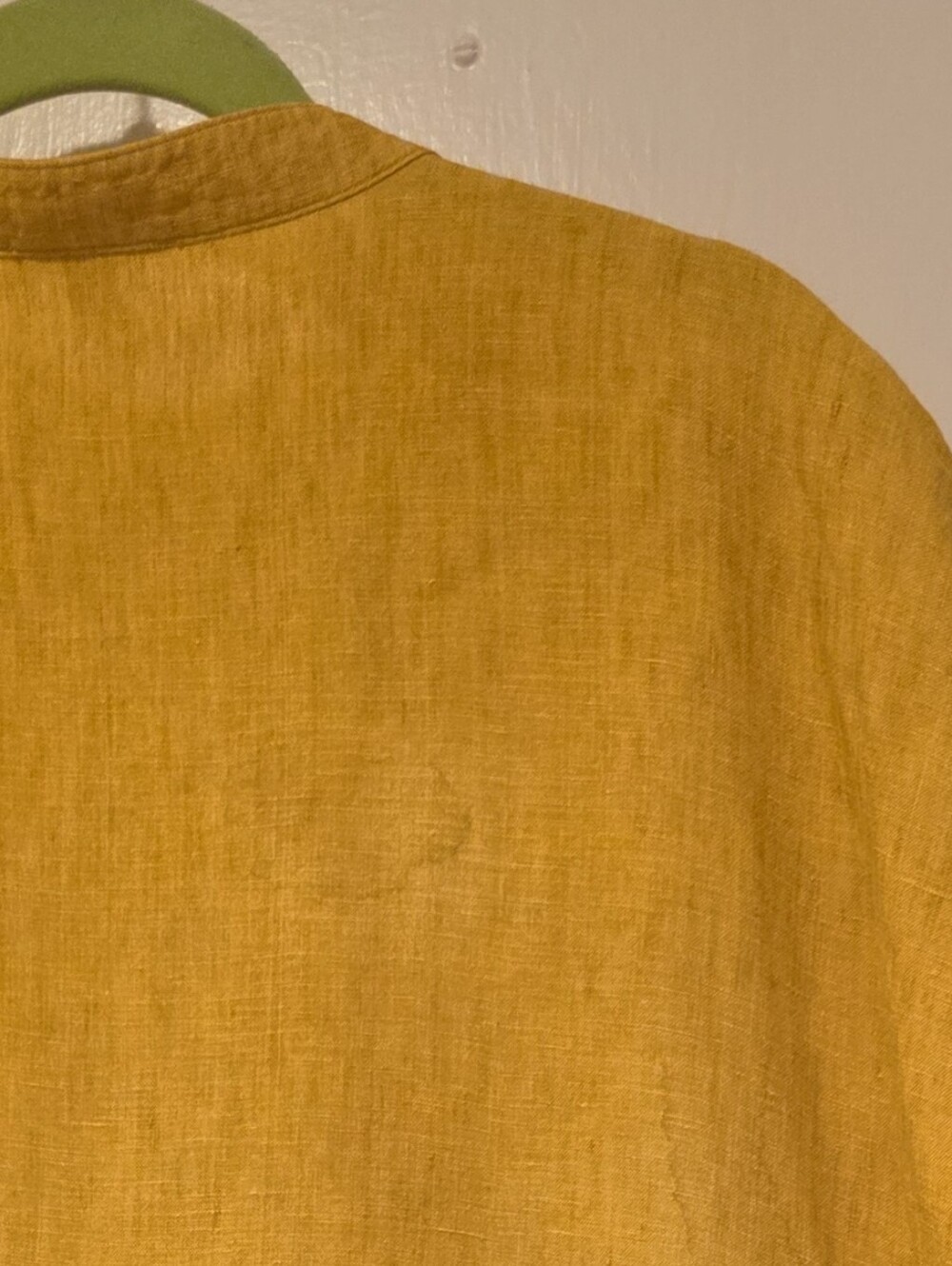 EILEEN FISHER Washed-Organic-Linen Délavé Cap-Sleeve Dress - Picture 8 of 8